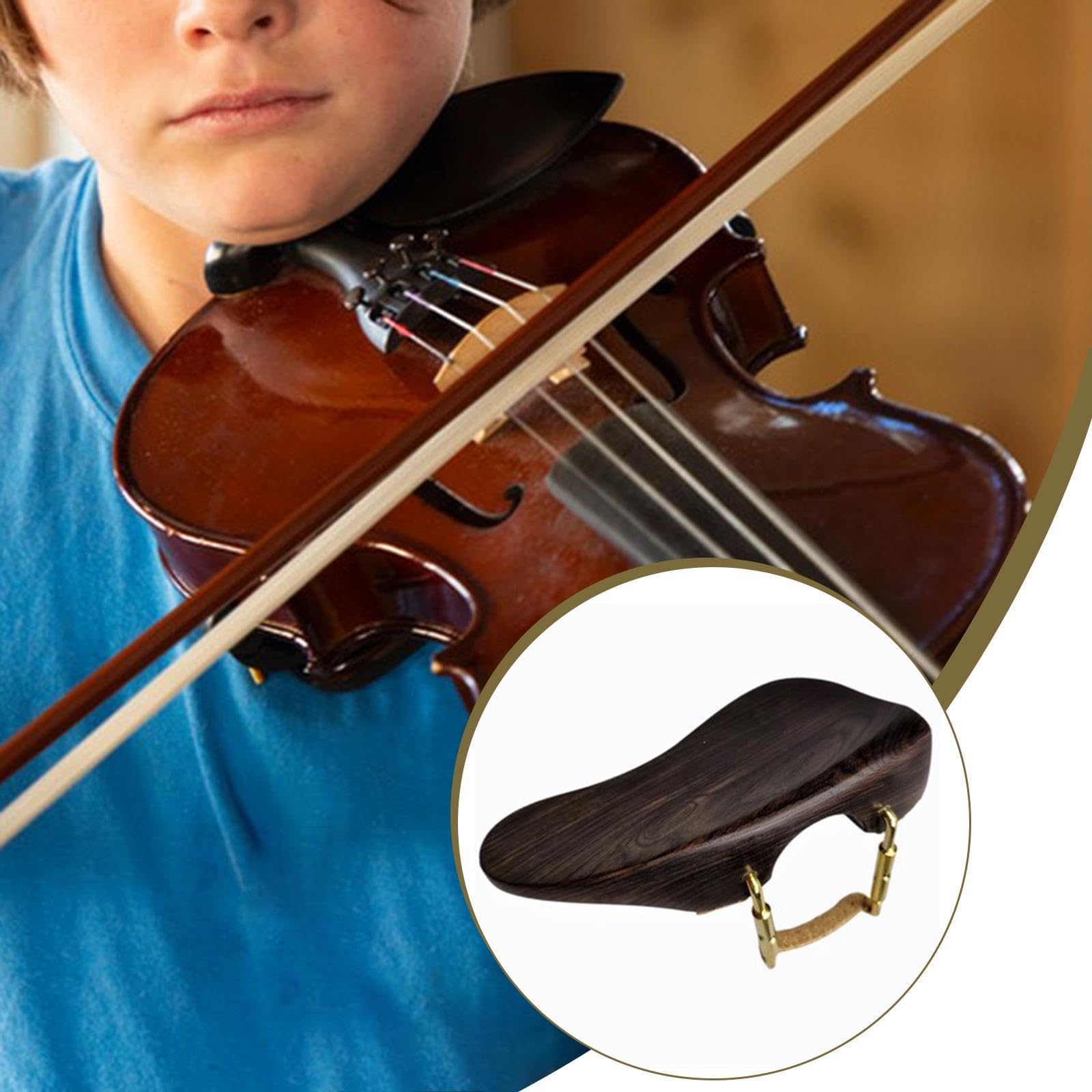 Amazon | DeeRace バイオリン顎当て 4/4 バイオリン顎当て 高性能交換